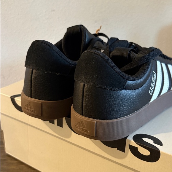 NIB [Adidas] VL Court 3.0 Black/White Skater Shoes Sneakers Women’s 7.5 / M 6.5 - Picture 10 of 14